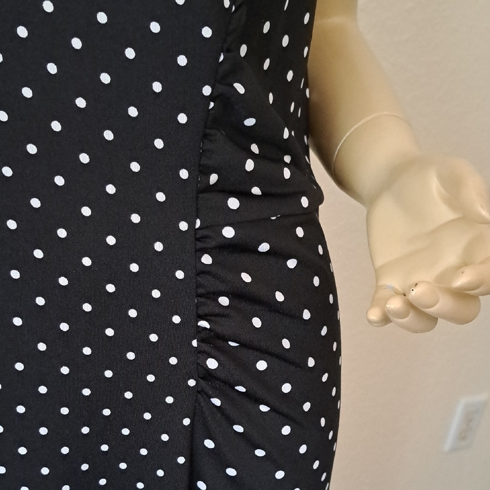 Black Polka Dot Dress - Picture 6 of 11